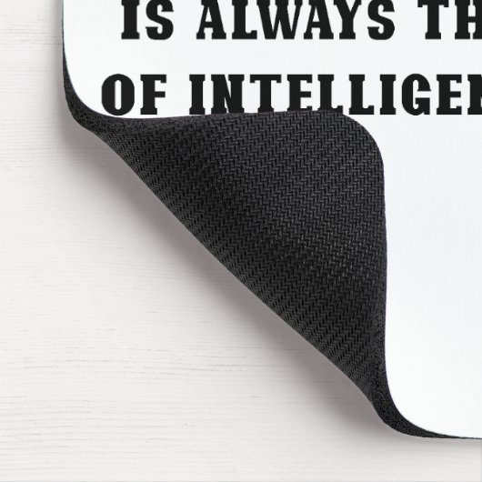 Qualität ist immer das Ergebnis intelligenter Bemü Mousepad (Ecke)
