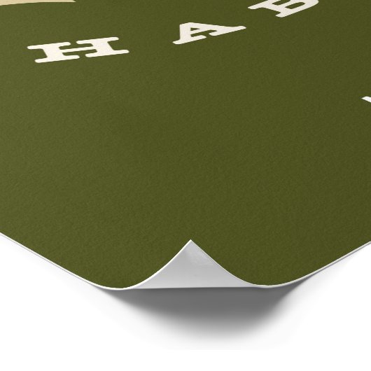 Qualität ist kein Akt, sondern eine Gewohnheit Poster (Ecke)