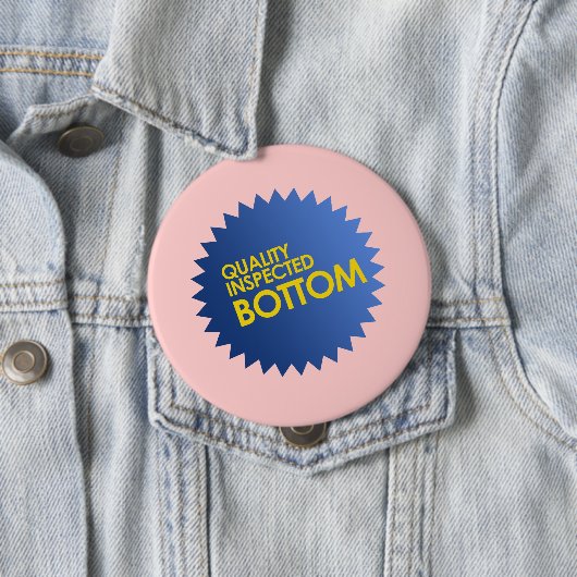 Qualität kontrollierte Unterseite Button (Beispiel)