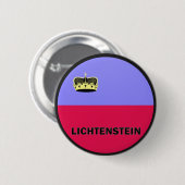 Qualität Lichtensteins Roundel Flagge Button (Vorne & Hinten)