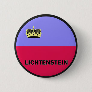 Qualität Lichtensteins Roundel Flagge Button