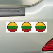 Qualität Litauens Roundel Flagge Autoaufkleber (Auf Auto)