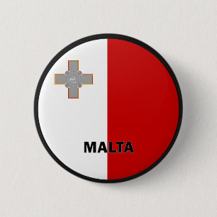 Qualität Maltas Roundel Flagge Button
