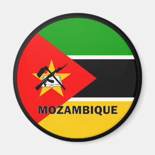 Qualität Mosambiks Roundel Flagge Magnet