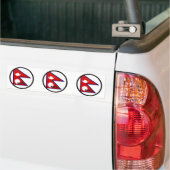 Qualität Nepals Roundel Flagge Autoaufkleber (Auf Lkw)