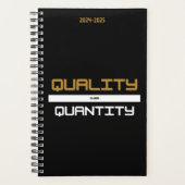 Qualität / Quantitätsplaner Planer (Vorderseite)