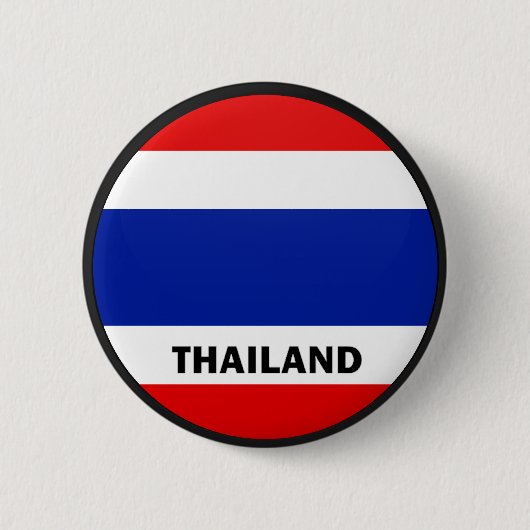 Qualität Thailands Roundel Flagge Button (Vorderseite)