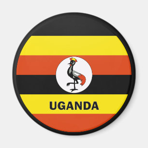 Qualität Ugandas Roundel Flagge Magnet