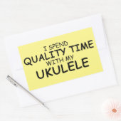 Qualität Ukulele Rechteckige Aufkleber (Umschlag)