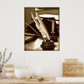 Qualität und Tinte Poster (Küche)