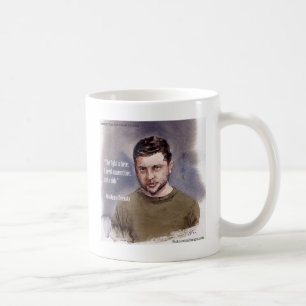 Qualität Volodomir Zelensky & Munitionszitat  Kaffeetasse