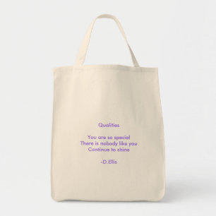 Qualitätenhaiku-Tasche Tragetasche