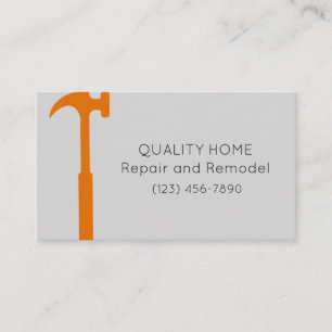 Qualitativ hochwertige Zuhause-Reparatur und Umrüs Visitenkarte