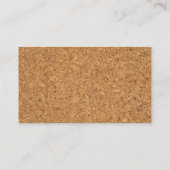 Qualitäts-Beschaffenheit des Korken-Brettes Visitenkarte (Rückseite)