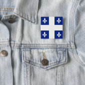 Qualitäts-Flagge Kanadas Quebec Button (Beispiel)