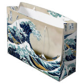 Qualitäts-große Welle weg von Kanagawa durch Große Geschenktüte (Rückseite Schrägansicht)