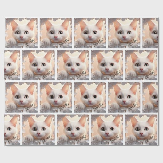 Qualitäts-Katzenverpackungspapier Geschenkpapier (Flach)