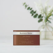 Qualitäts-Ledertasche-Art-Visitenkarte Visitenkarte (Stehend Vorderseite)