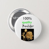 Qualitätserbauer 100% button (Vorne & Hinten)