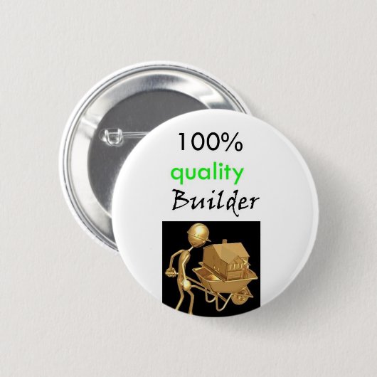 Qualitätserbauer 100% button (Vorne & Hinten)