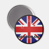 Qualitätsflagge für Neuseeland Magnet (Vorderseite/Rückseite)