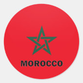 Qualitätsflagge Roundel Runder Aufkleber (Vorderseite)