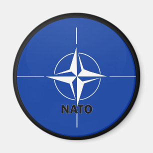 Qualitätsflagge von Nato Roundel Magnet