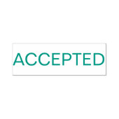 Qualitätskontrolle "AKZEPTIERT" Permastempel (Design)