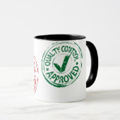 Qualitätskontrolle-anerkannte Tasse (VorderseiteRechts)