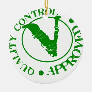 Qualitätskontrolle genehmigt keramikornament