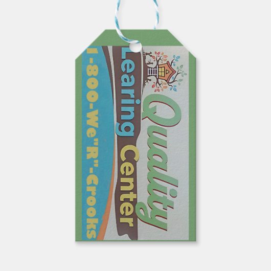 Qualitätslernzentrum Geschenkanhänger (Vorderseite)