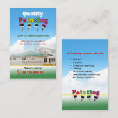 Qualitätsmalerei Visitenkarte (Vorne/Hinten)