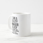Qualitätsmanager Kaffeetasse (Vorderseite Links)