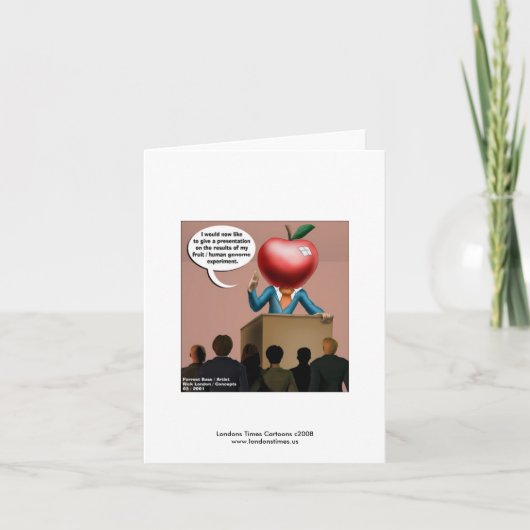 Qualitätsmerkmale von lustigen Genomexperimenten Karte (Vorderseite)