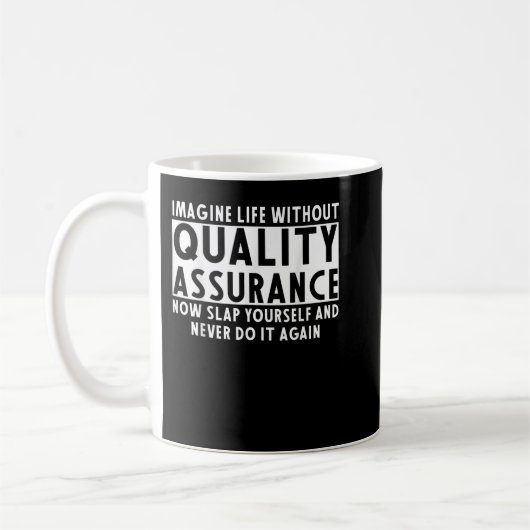 Qualitätssicherung Apparel Funny Phantastisch Assu Kaffeetasse (Links)