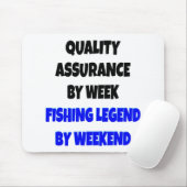Qualitätssicherungsbeauftragter für den Fischfang Mousepad (Mit Mouse)