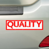 Qualitätsstempel Autoaufkleber (Auf Auto)