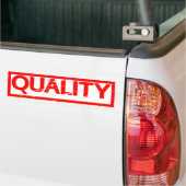 Qualitätsstempel Autoaufkleber (Auf Lkw)