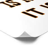 Qualitätstitel, Qualität ist kein Akt, sondern Gew Poster (Ecke)