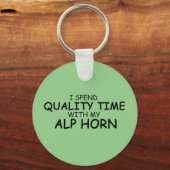 Qualitätszeit Alp Horn Schlüsselanhänger (Rückseite)