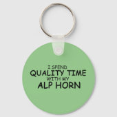 Qualitätszeit Alp Horn Schlüsselanhänger (Rückseite)