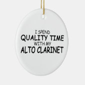 Qualitätszeit Alto Klarinette Keramikornament (Rechts)