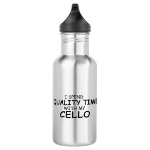 Qualitätszeit Cello Edelstahlflasche