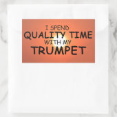 Qualitätszeitaufkleber Rechteckiger Aufkleber (Tasche)