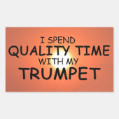 Qualitätszeitaufkleber Rechteckiger Aufkleber (Vorderseite)