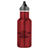Qualitätszeithorn Edelstahlflasche (Rechts)