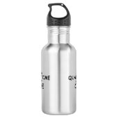 QualitätszeitOboe Edelstahlflasche (Rückseite)