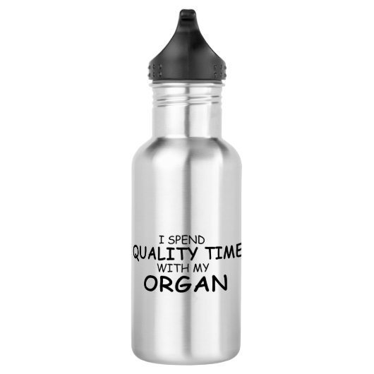Qualitätszeitorgan Edelstahlflasche (Rechts)