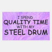 Qualitätszeitstahltrommel Rechteckaufkleber Rechteckiger Aufkleber (Vorderseite)