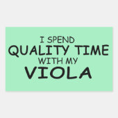 Qualitätszeitviola Rechteckkleben Rechteckiger Aufkleber (Vorderseite)